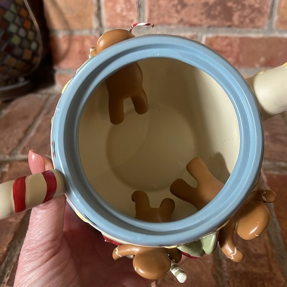 Vtg Russ by Bonnie Lee Gingerbread Man Teapot Christmas Tea Pot - Picture 7 of 8